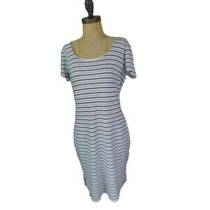 White House Black Market WHBM Size S Small Body Con Striped Dress